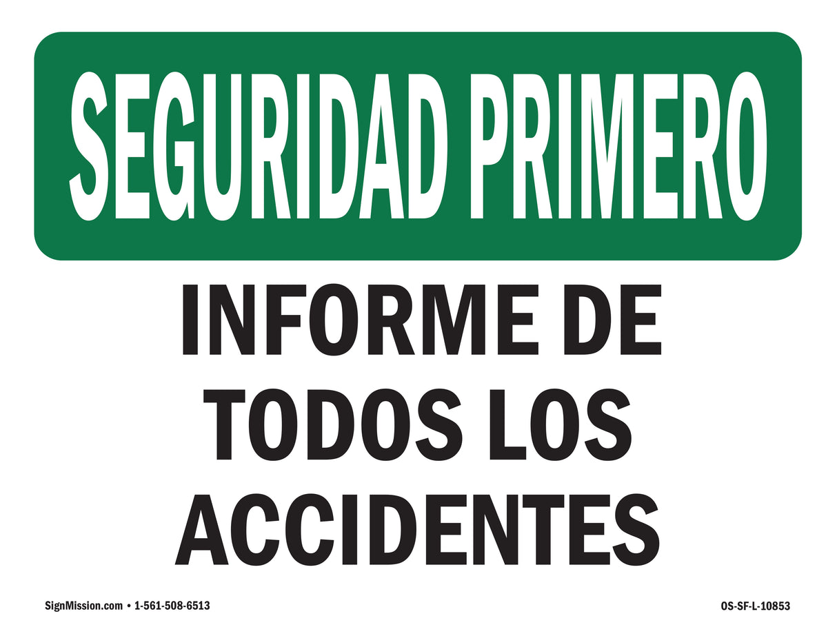 Report All Accidents Spanish