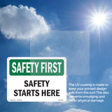 Safety Starts Here