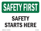 Safety Starts Here