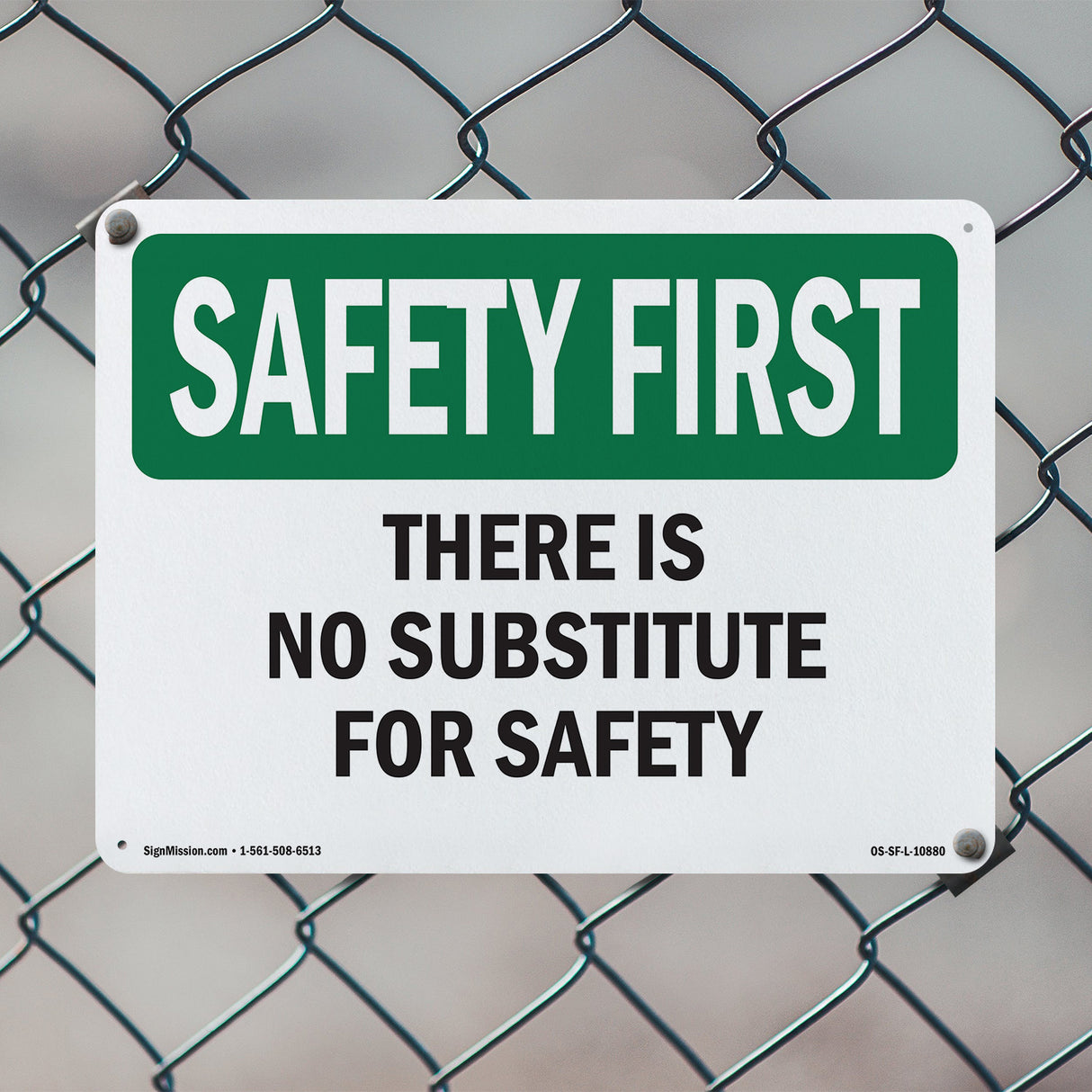There Is No Substitute For Safety