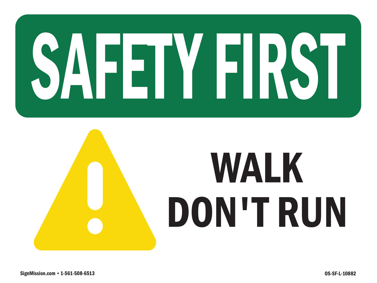Walk Don't Run