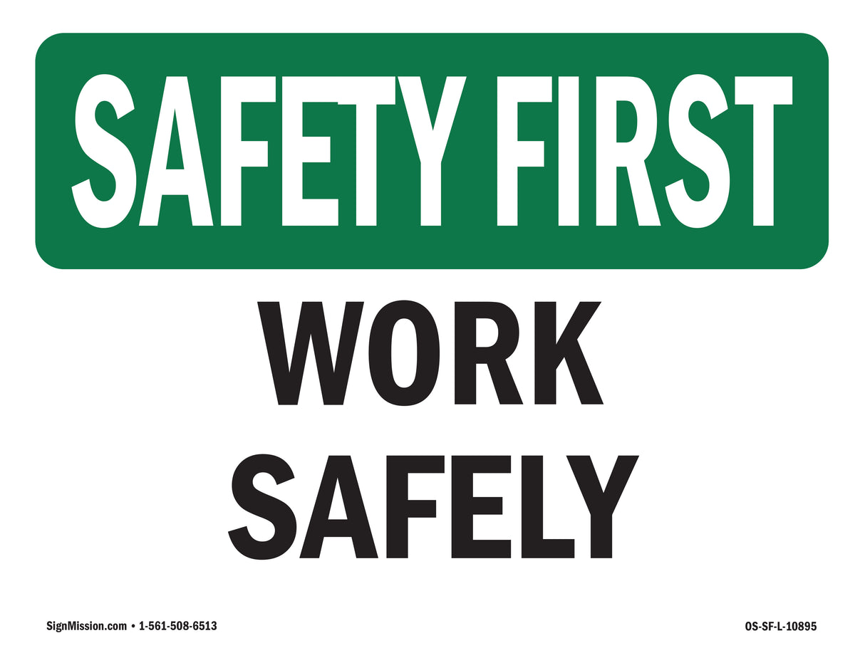 Work Safely Bilingual
