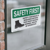 Safety Footwear Is Required With Symbol