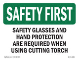 Safety Glasses And Hand Protection
