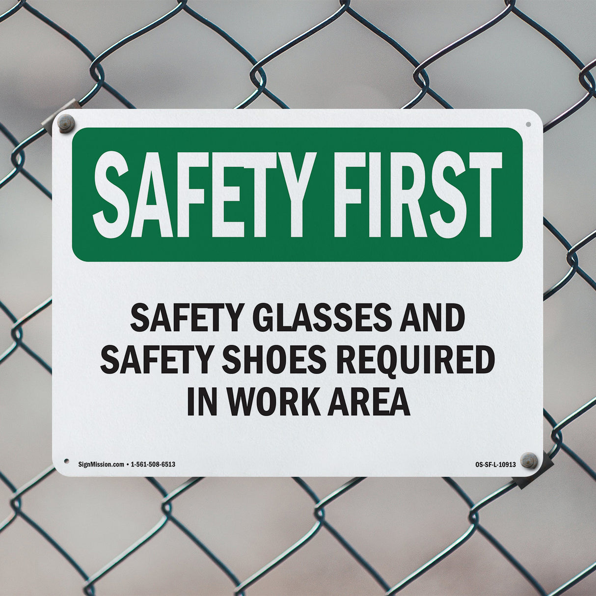 Safety Glasses And Safety Shoes