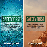 Safety Glasses And Safety Shoes