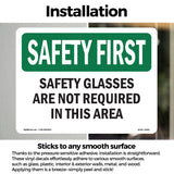 Safety Glasses Are Not Required