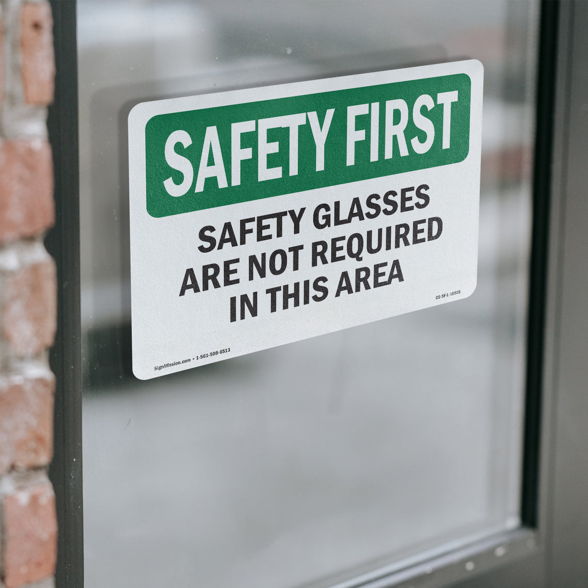 Safety Glasses Are Not Required