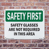 Safety Glasses Are Not Required