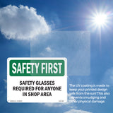 Safety Glasses Required For Anyone
