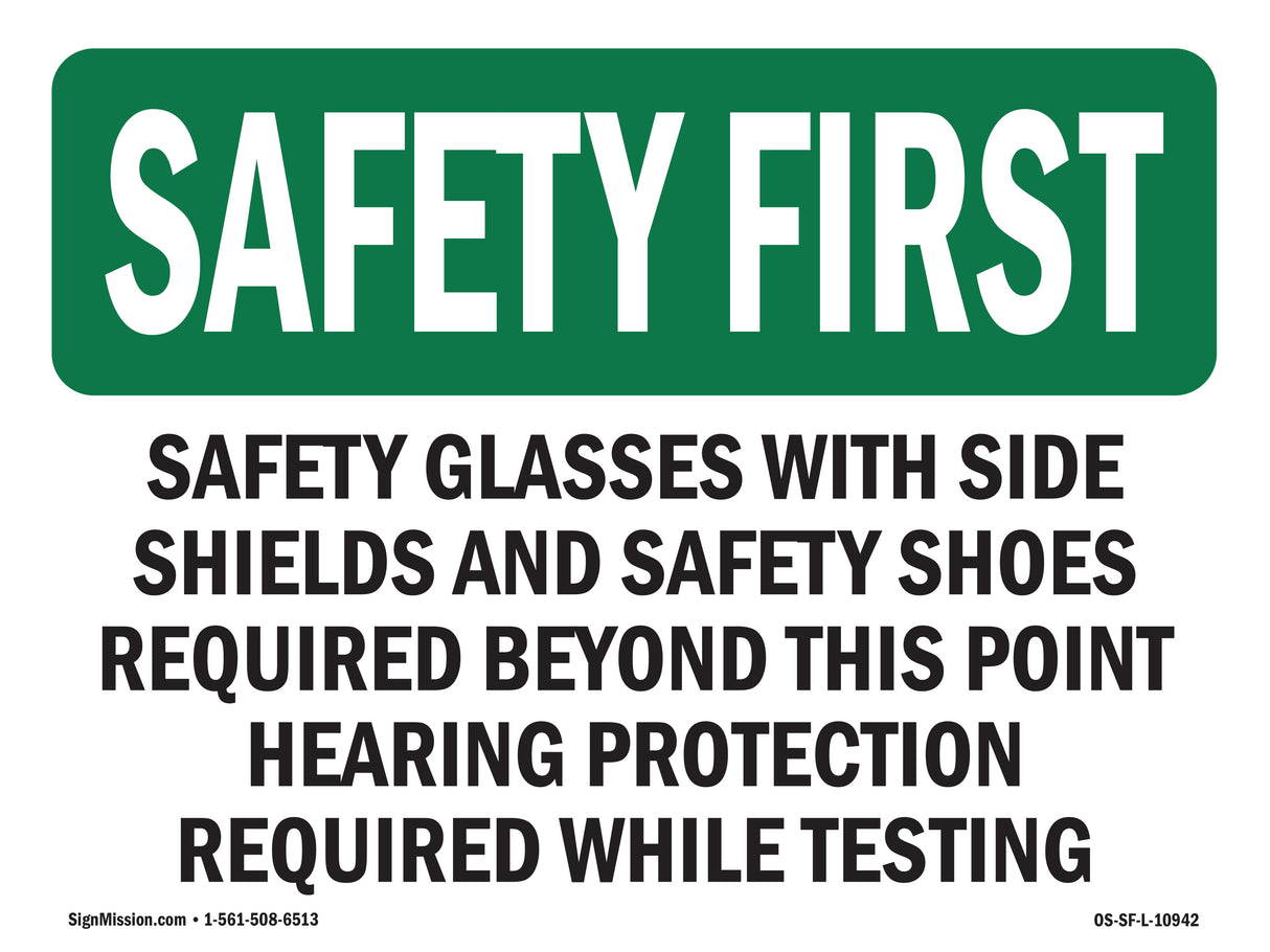 Safety Glasses With Side Shields And Safety