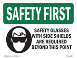 Safety Glasses With Side Shields With Symbol
