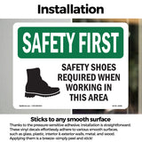 Safety Shoes Required When Working With Symbol