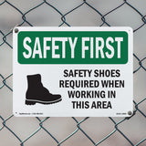 Safety Shoes Required When Working With Symbol