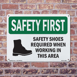 Safety Shoes Required When Working With Symbol