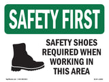 Safety Shoes Required When Working With Symbol
