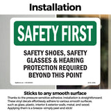 Safety Shoes, Safety Glasses &