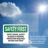 Safety Shoes, Safety Glasses &