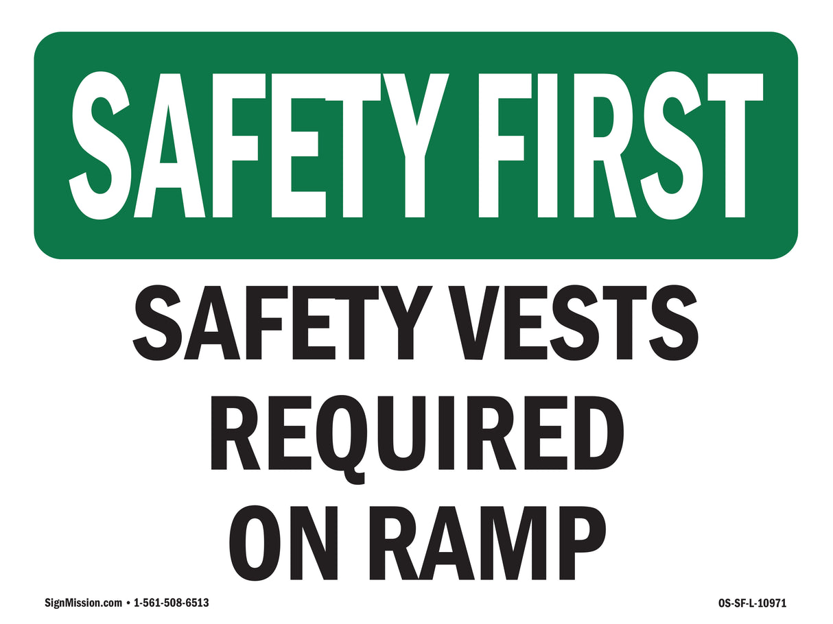 Safety Vests Required On Ramp