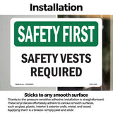 Safety Vests Required