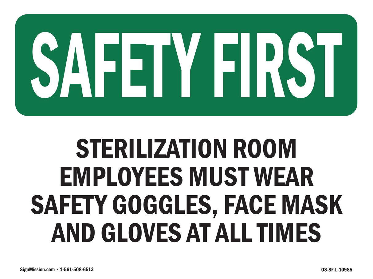 Sterilization Room Employees Must