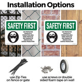 Use Protective Goggles In Production With Symbol