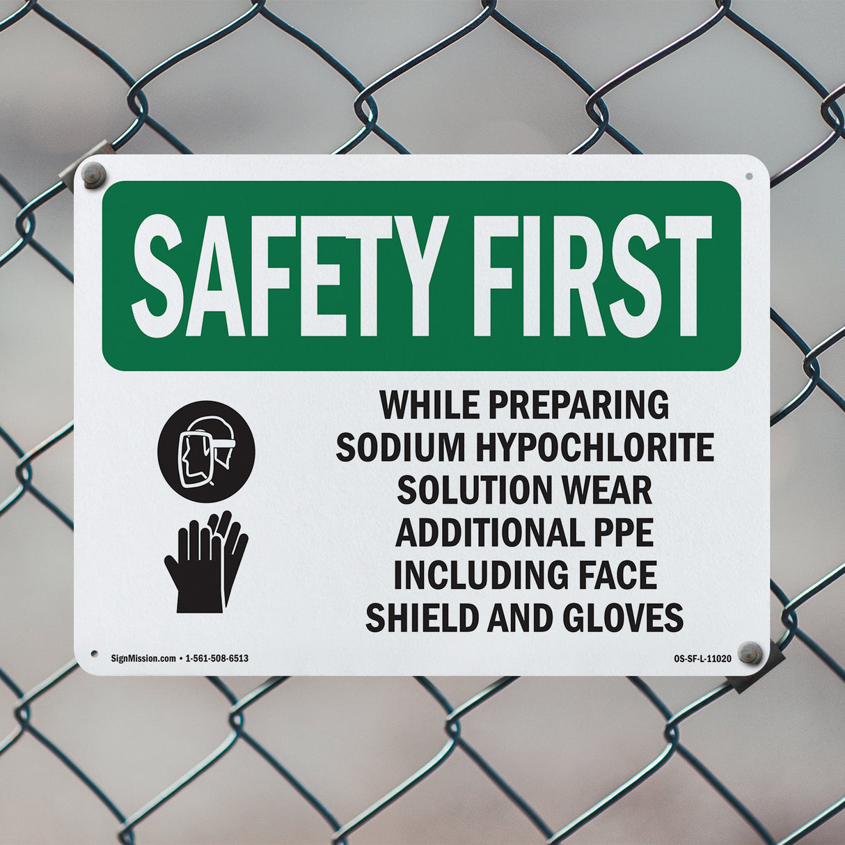 While Preparing Sodium Hypochlorite With Symbol