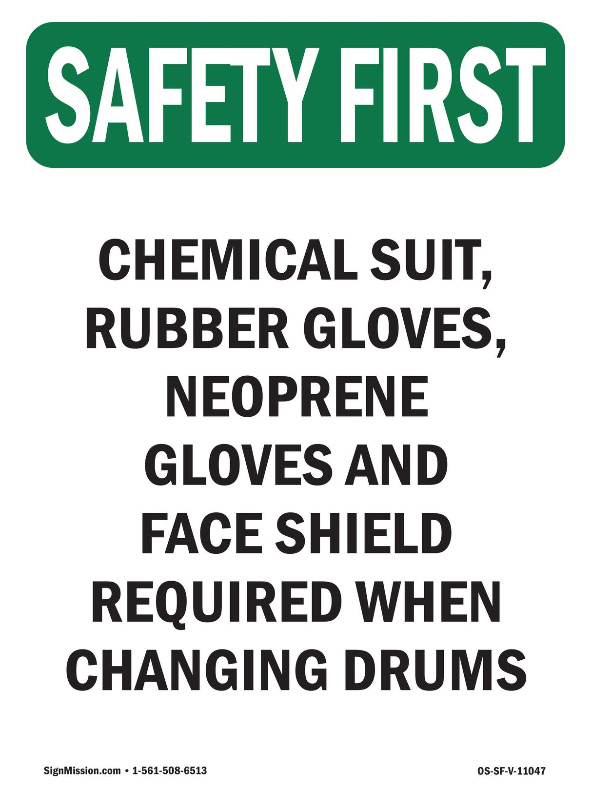 Chemical Suit, Rubber Gloves, Neoprene Gloves