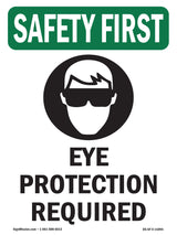 Eye Protection Required With Symbol