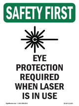 Eye Protection Required When With Symbol