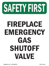 Fireplace Emergency Gas Shutoff Valve