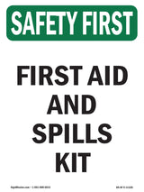 First Aid And Spills Kit