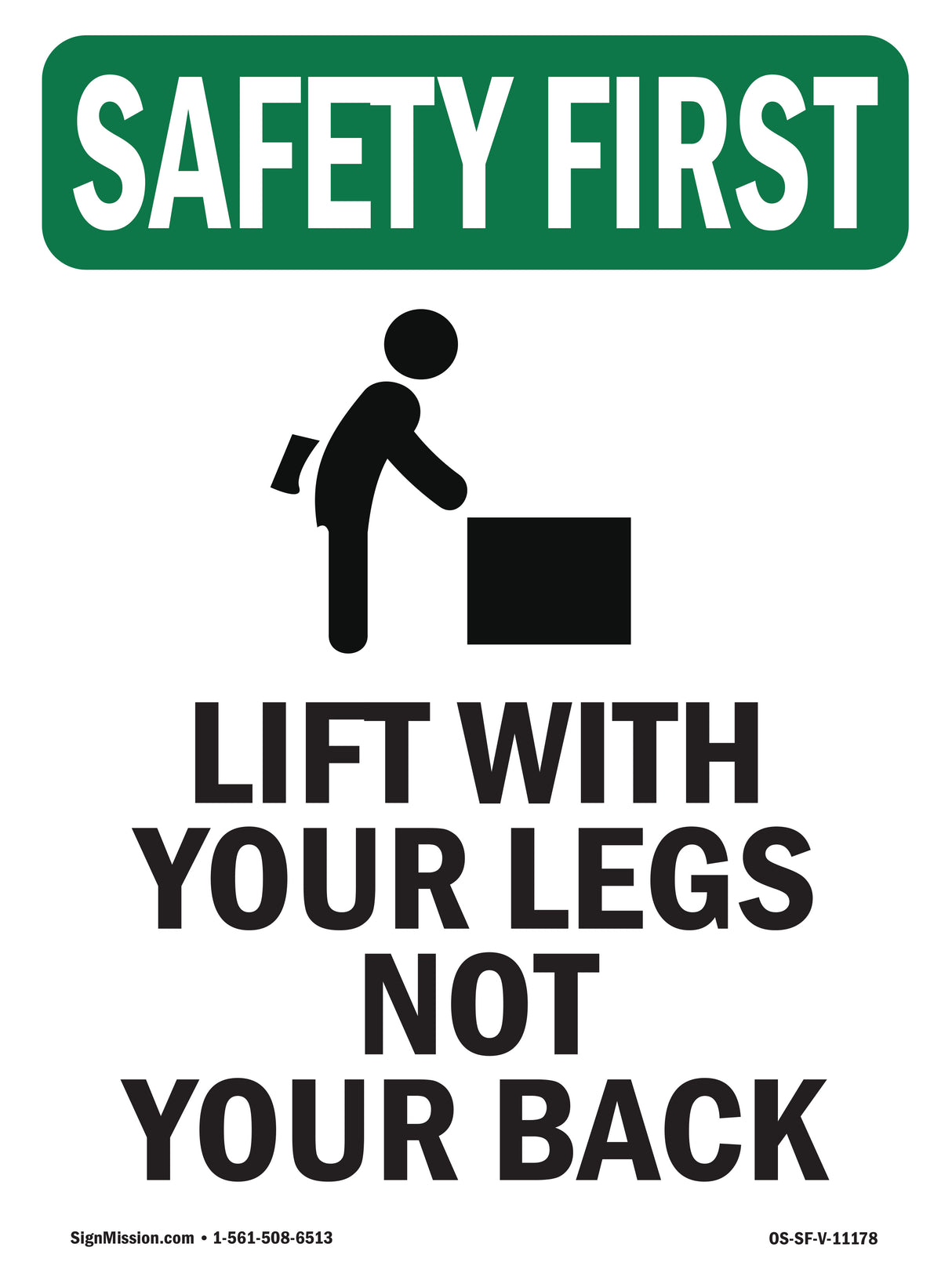Lift With Your Legs Not Your Back