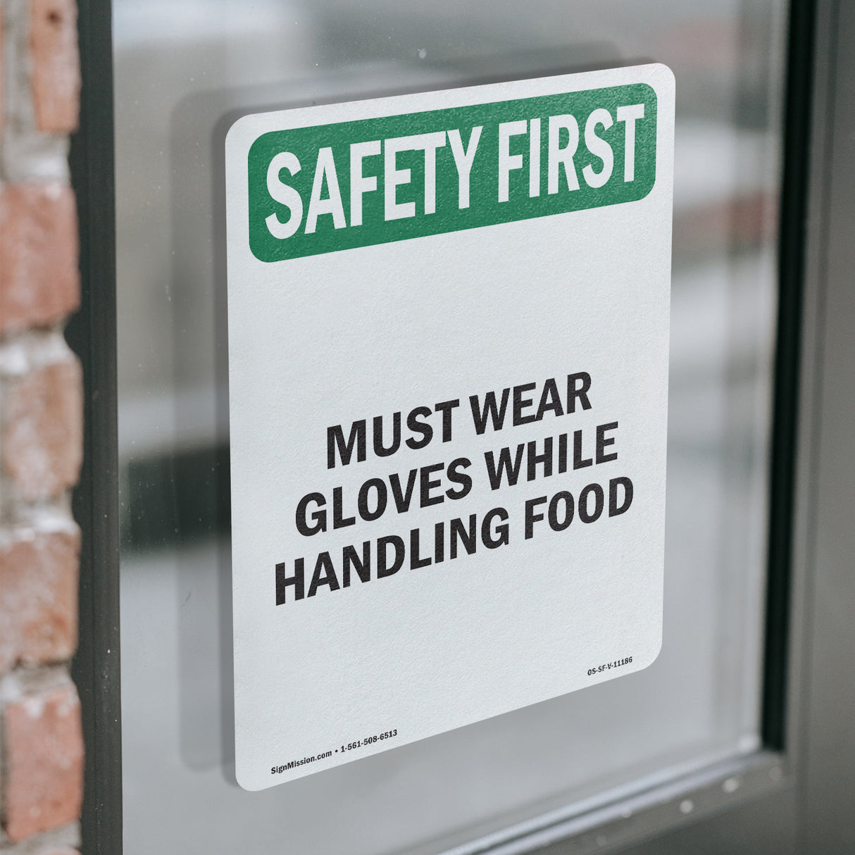 Must Wear Gloves While Handling Food