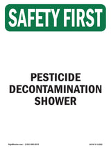 Pesticide Decontamination Shower