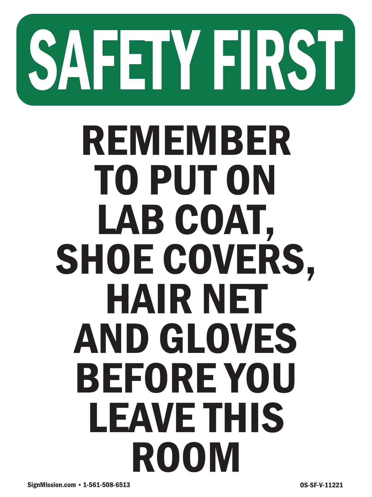 Remember To Put On Lab Coat, Shoe