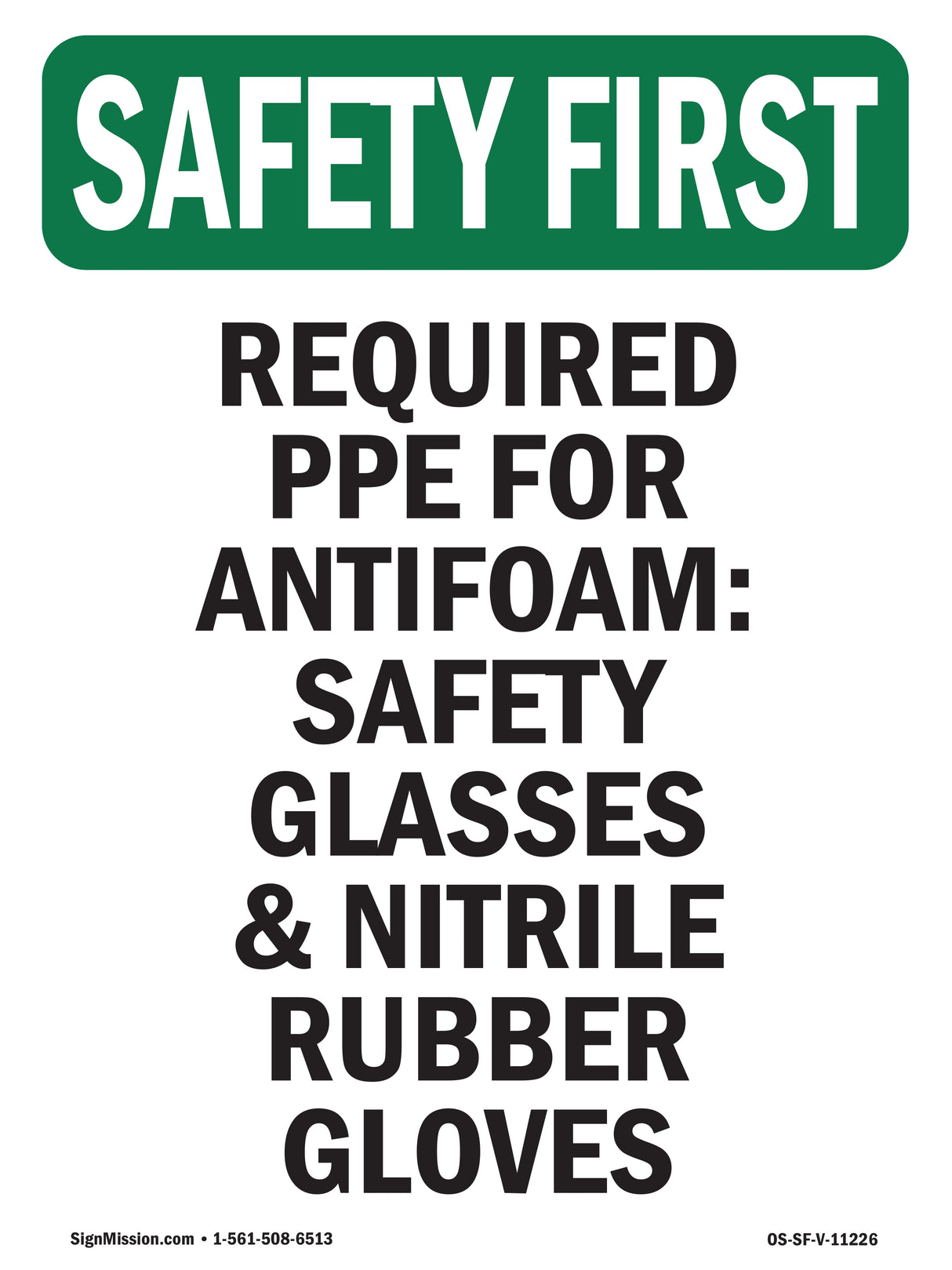 Required PPE For Antifoam Safety