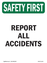 Report All Accidents Spanish