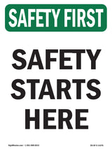 Safety Starts Here