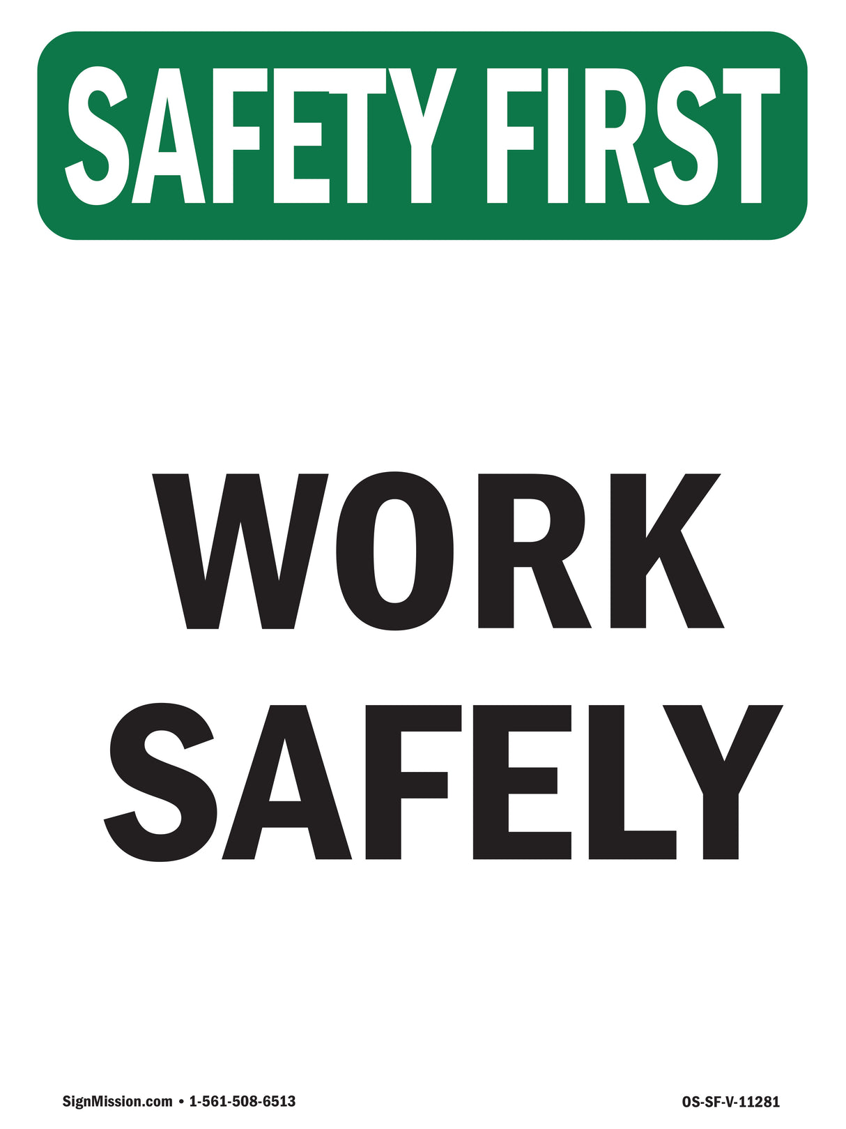 Work Safely Bilingual