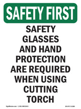 Safety Glasses And Hand Protection