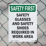 Safety Glasses And Safety Shoes