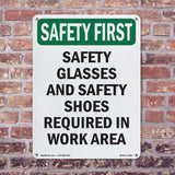 Safety Glasses And Safety Shoes