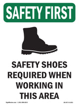 Safety Shoes Required When Working With Symbol