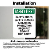 Safety Shoes, Safety Glasses &