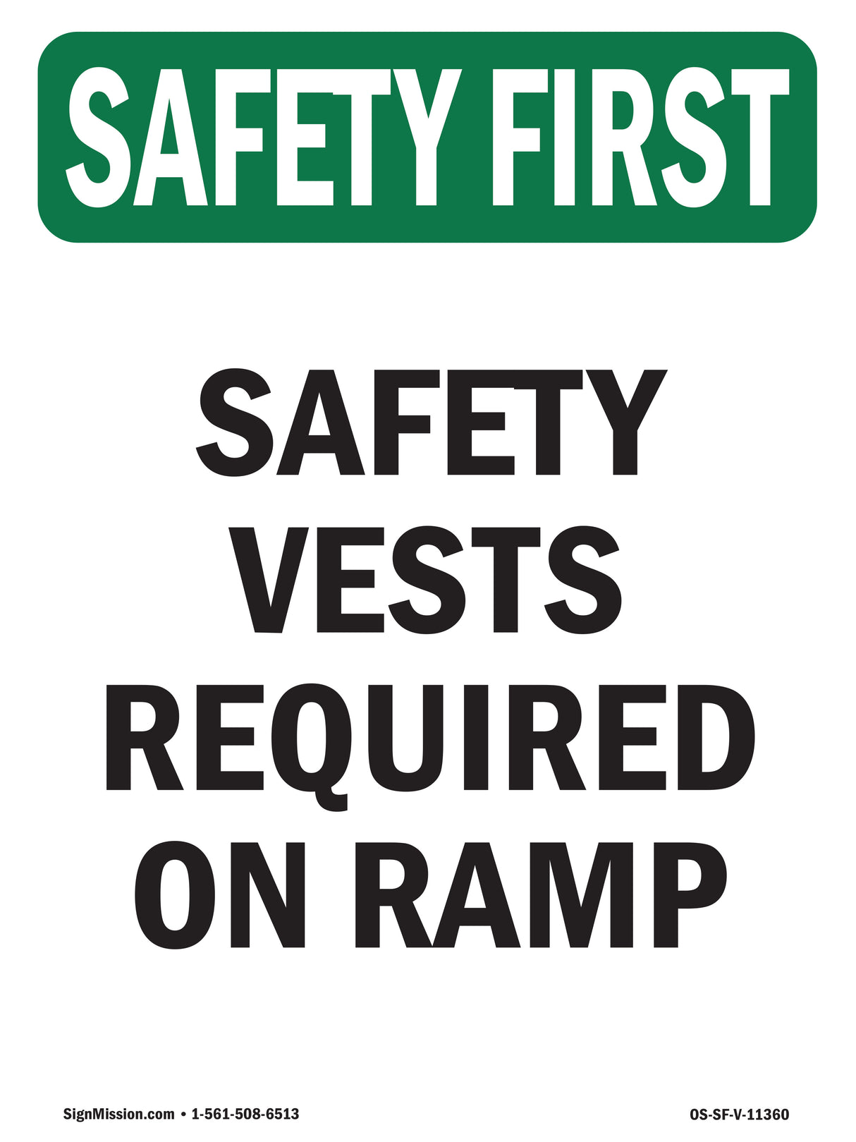 Safety Vests Required On Ramp
