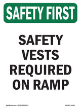 Safety Vests Required On Ramp