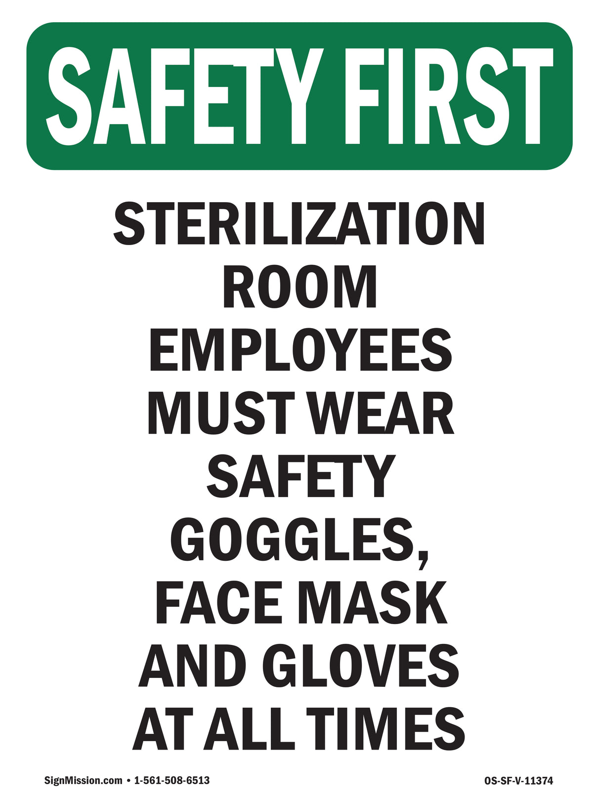 Sterilization Room Employees Must