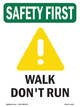 Walk Don't Run