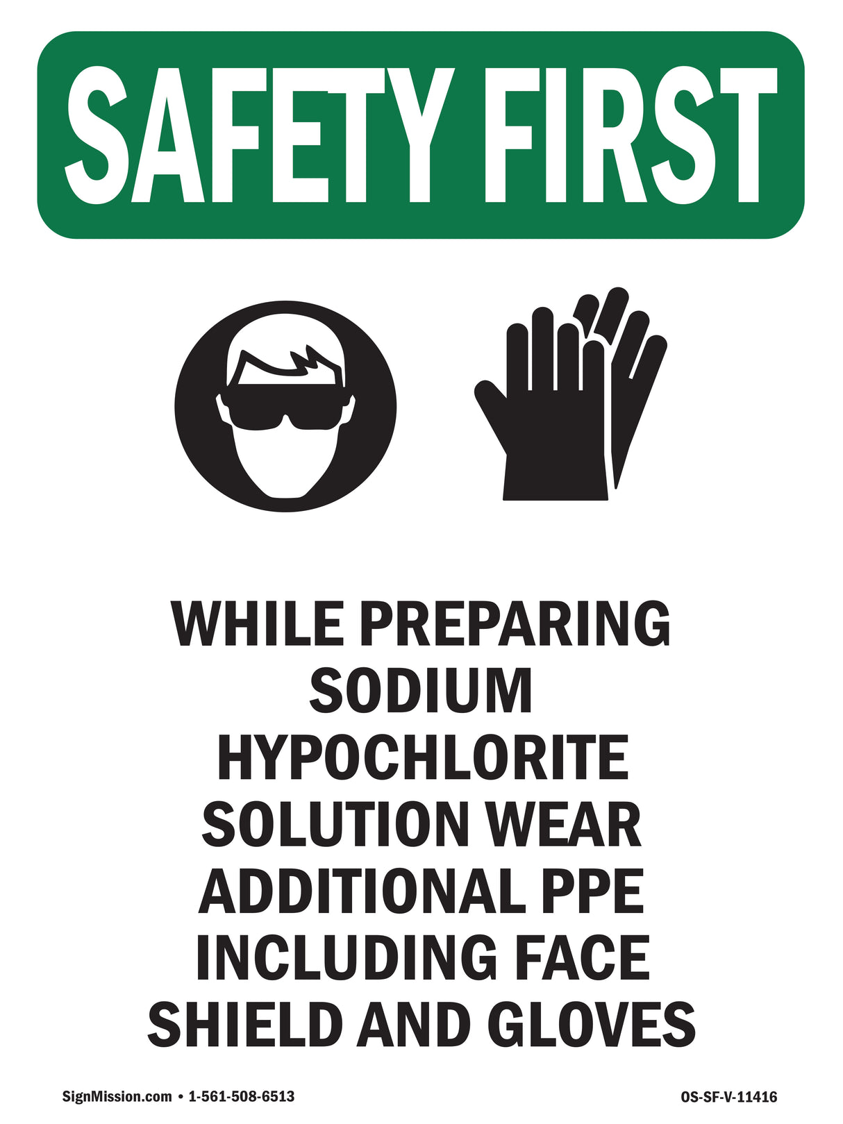 While Preparing Sodium Hypochlorite With Symbol